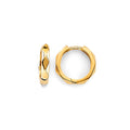 14K Yellow Gold Huggies Earrings