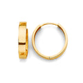 14K Yellow Gold Plain Huggies Earring