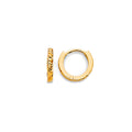 14K Yellow Gold Huggies Earring