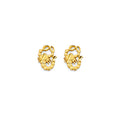 14K Yellow Gold Scorpion Push Back Earring