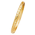 14K Yellow Gold 7 mm Flexible Bangle