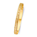 14K Yellow Gold 6 mm Solid Bangle