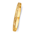 14K Yellow Gold 6 mm Solid Bangle