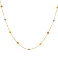 14K Yellow White Rose Gold Fancy Necklace (NK37)