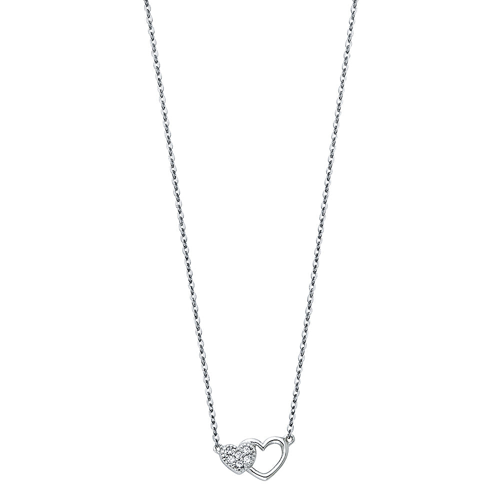 14K White Gold Necklace (NK83)