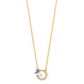 14K Two Tone Gold Necklace (NK84)
