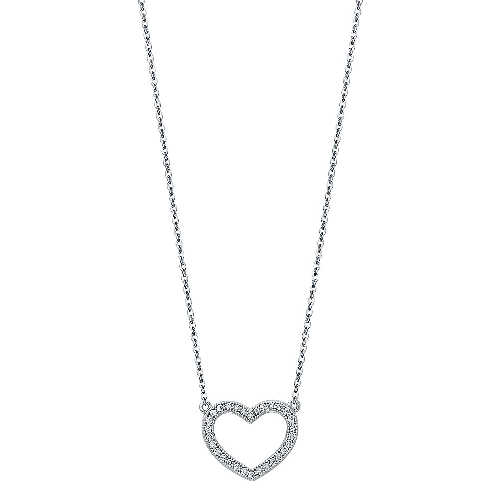 14K White Gold Necklace (NK90)