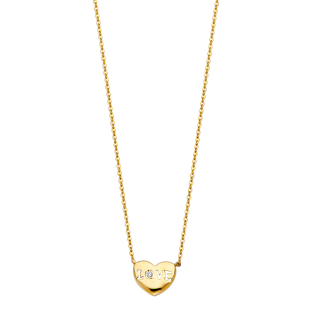 14K Yellow Gold Necklace (NK99)