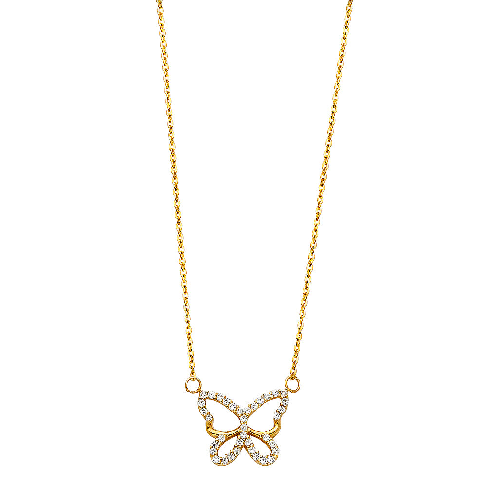 14K Yellow Gold Necklace (NK106)