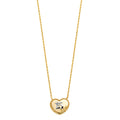 14K Two Tone Gold Necklace (NK108)