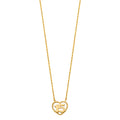 14K Yellow Gold Heart Necklace (NK112)