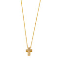 14K Yellow Gold Cross Necklace (NK121)