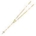 14K Yellow Gold 3 mm Moon Ball Rosa-Necklace 18 inch