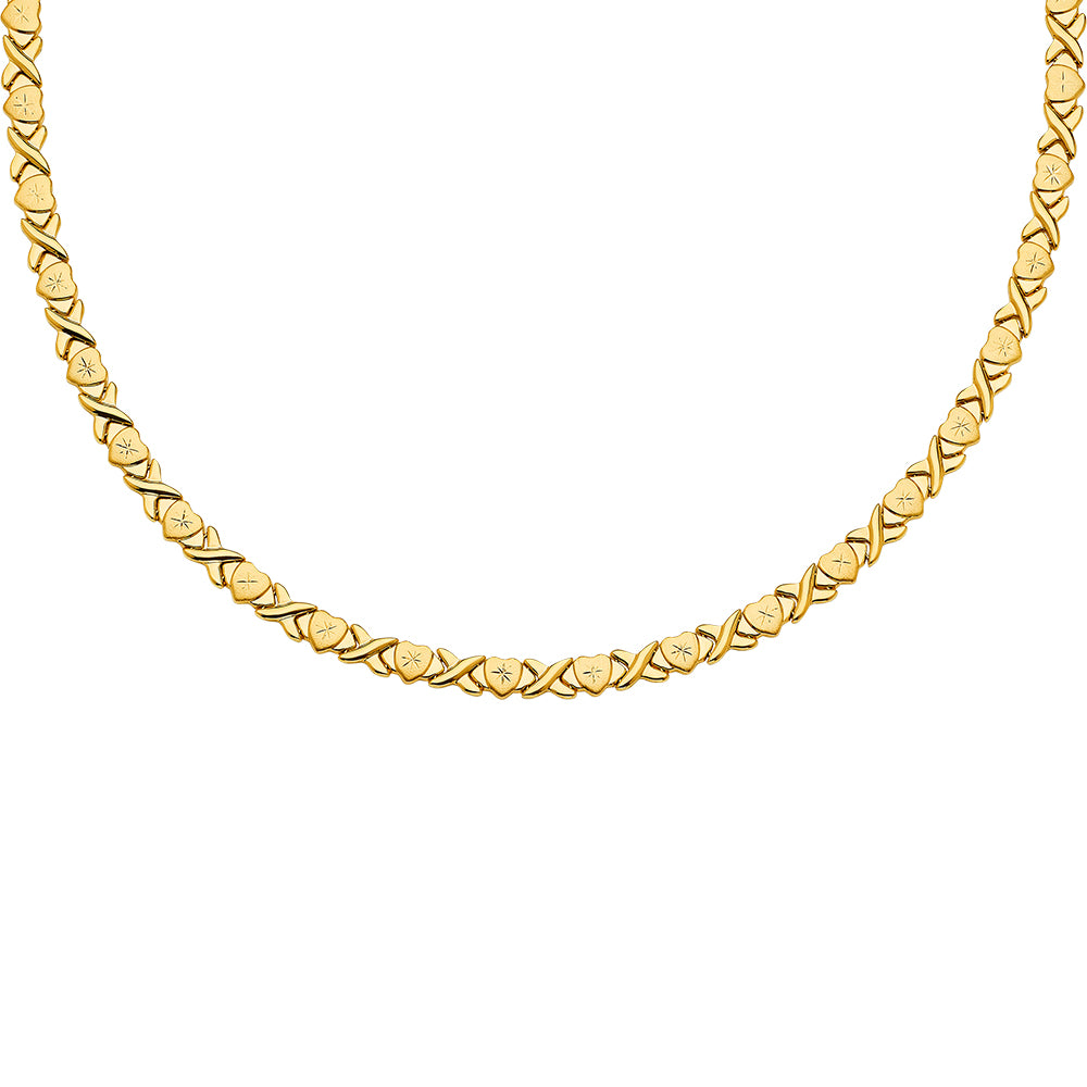 14K Yellow Gold Stampato Necklace