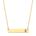 14K Id W/ Guadalupe Chain Necklace