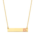14K Id W/15 Years Chain Necklace