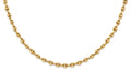 14K Yellow Gold Puffed Mariner Necklace