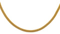 14K Yellow Gold Hollow Mesh Design Necklace