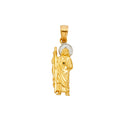14K Two Tone Gold St. Jude Thaddeus 25 mm Pend
