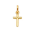 14K Yellow Gold Solid Latin Cross (8X20 mm)