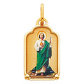 14K Yellow Gold St. Jude Thaddeus Pic Pendant