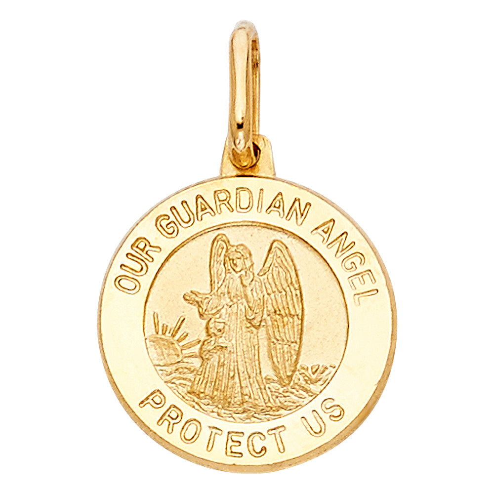 14K Yellow Gold Angel Pendant (PT283)