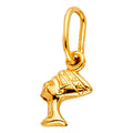 14K Yellow Gold Small Paraoh Pendant (PT475)