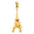 14K Yellow Gold Tower Pendant (PT757)