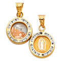 14K Yellow Gold Religious Pendant (PT765)