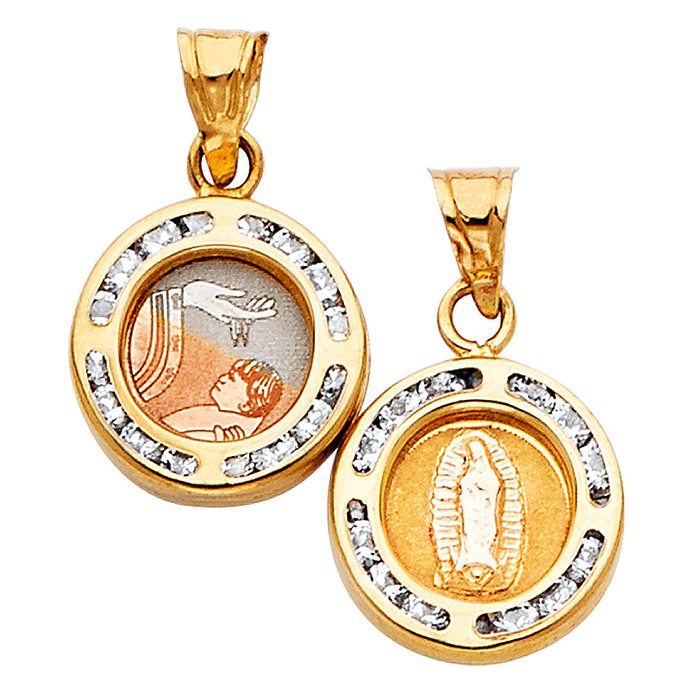 14K Yellow Gold Religious Pendant (PT765)