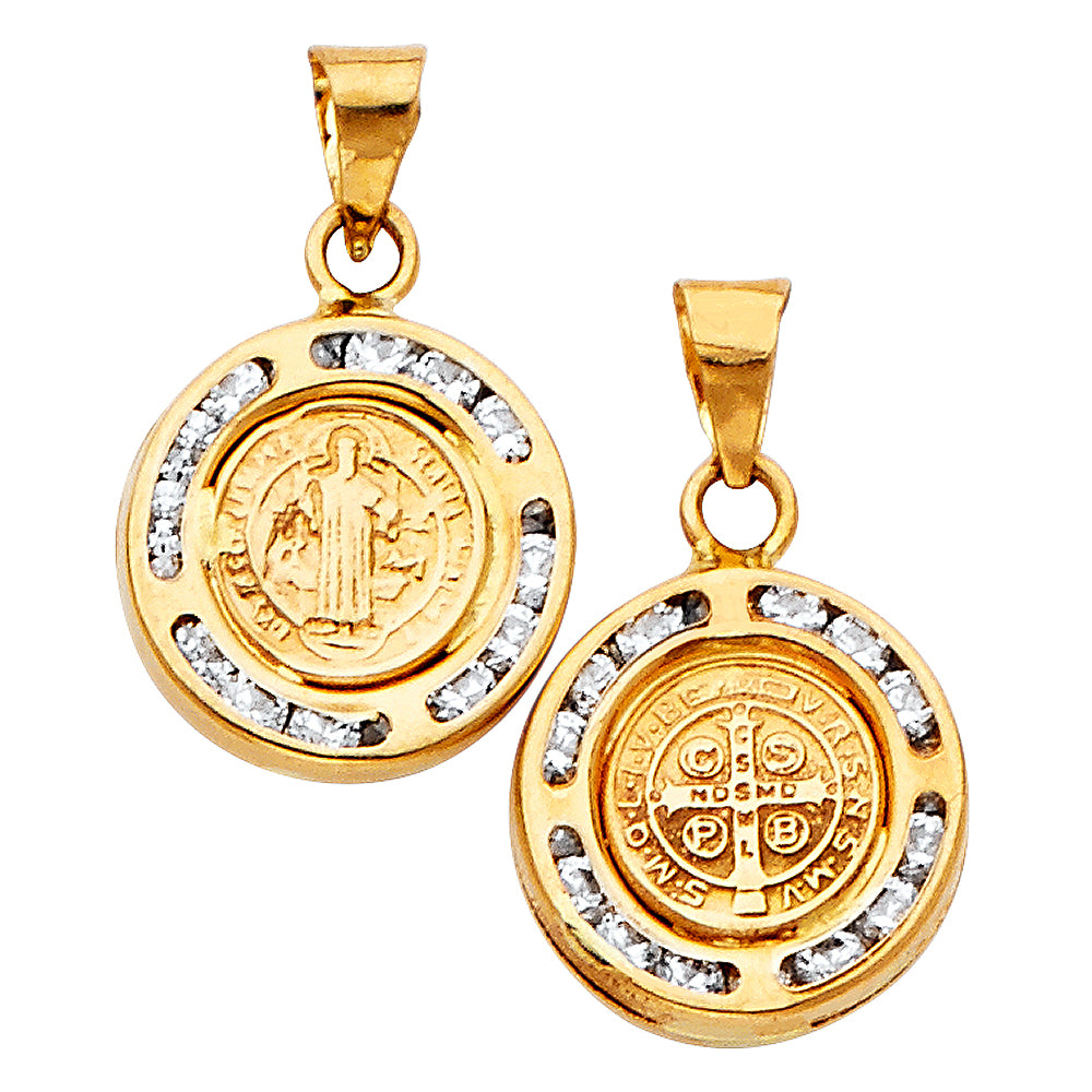 14K Yellow Gold Religious Pendant (PT766)