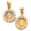 14K Circle Pendant (PT788)
