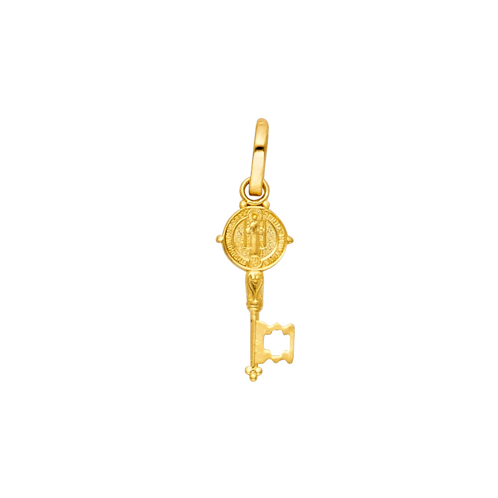 14K Yellow Gold San Benito Key Pent