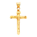 14K Yellow Gold Crucifix Pendant