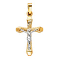 14K Yellow Gold Crucifix Pendant