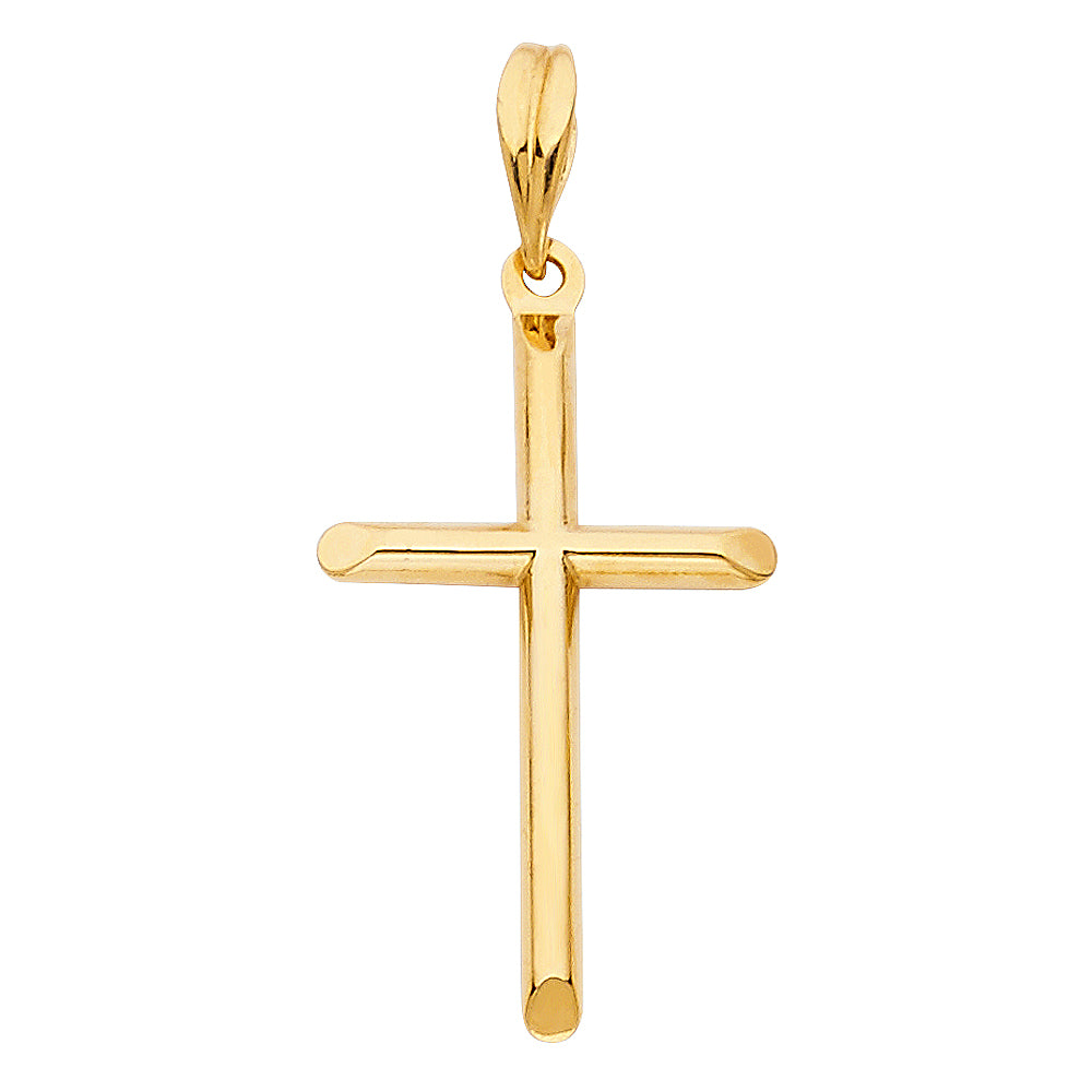 14K Yellow Gold Cross Pendant