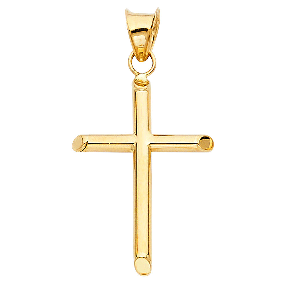14K Yellow Gold Cross Pendant