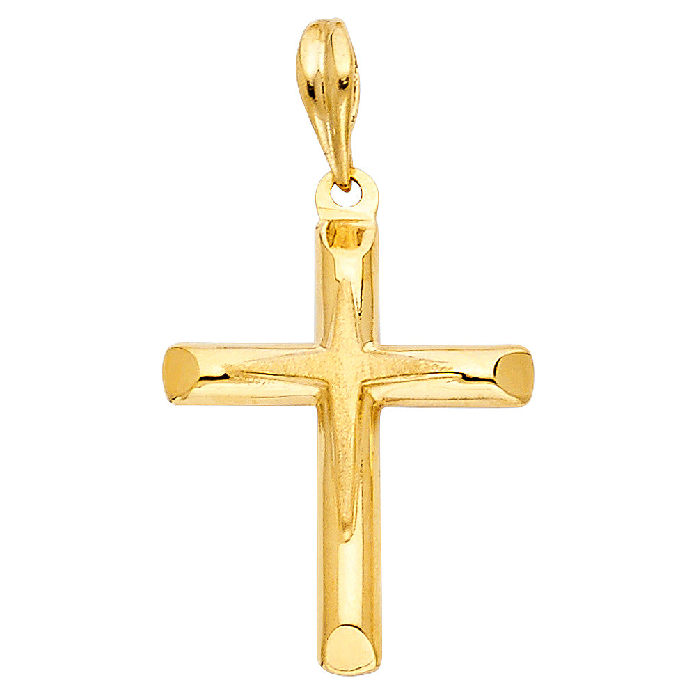 14K Yellow Gold Cross Pendant