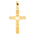 14K Yellow Gold Cross Pendant
