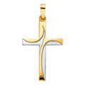 14K Yellow Gold Cross Pendant