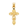 14K Yellow Gold Fancy Crucifix Pendant