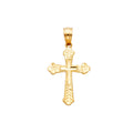 14K Yellow Gold Cross Pendant
