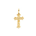 14K Yellow Gold Cross Tiny Pendant