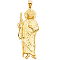 14K Yellow Gold St.Jude Thaddeus Pendant