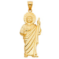 14K Yellow Gold St.Jude Thaddeus Pendant