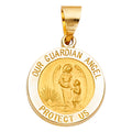 14K Yellow Gold Our Guardian Angel Pendant