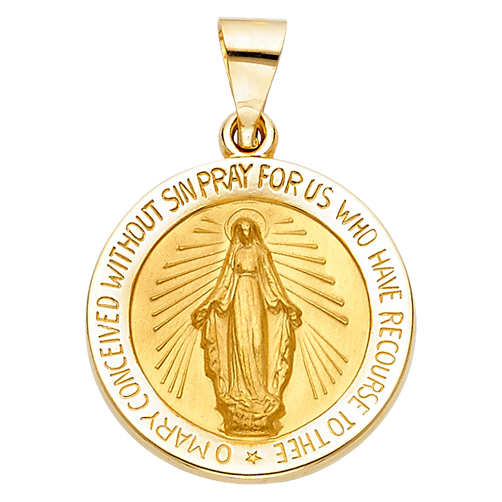 14K Yellow Gold Milagrosa Pendant