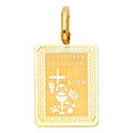 14K Yellow Gold Communion Pendant