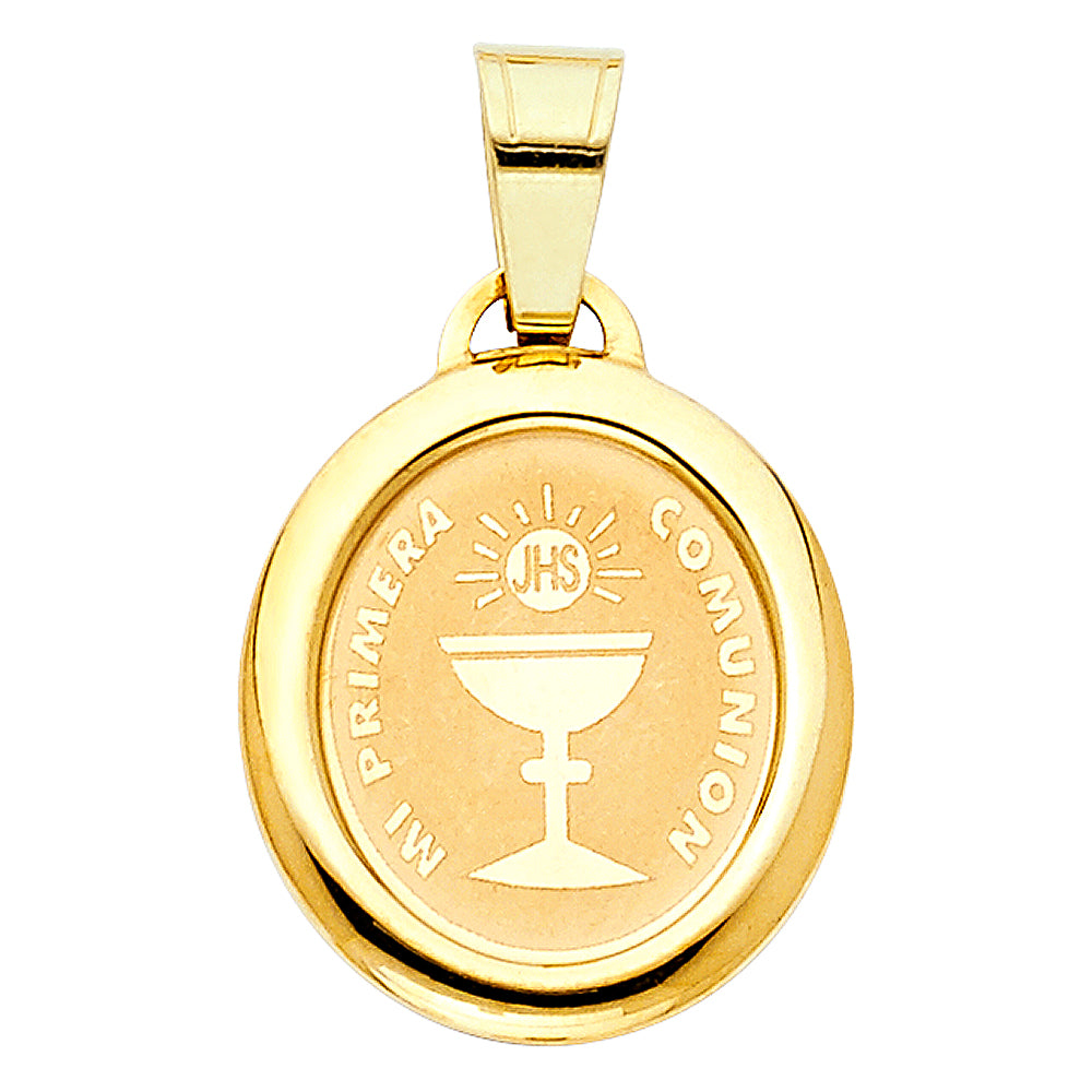 14K Yellow Gold Communion Pendant
