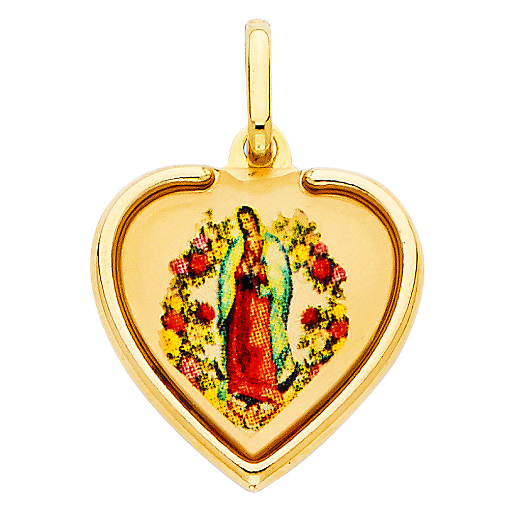 14K Yellow Gold Our Lady Of Guadalupe Pen